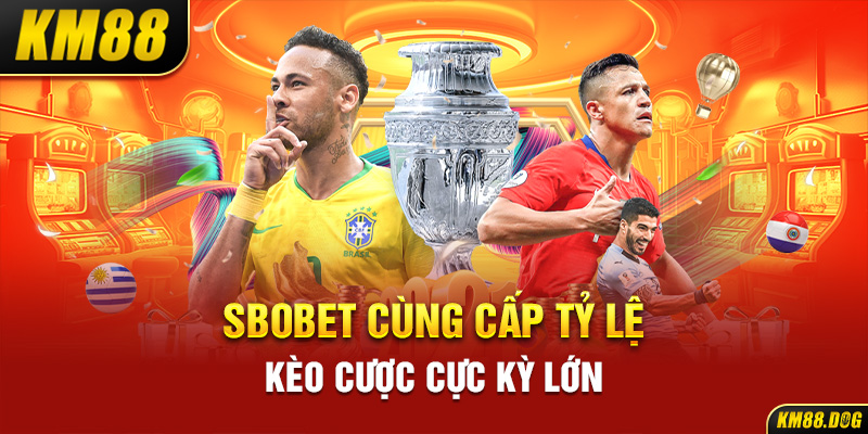 SBOBET cùng cấp tỷ lệ kèo cược cực kỳ lớn